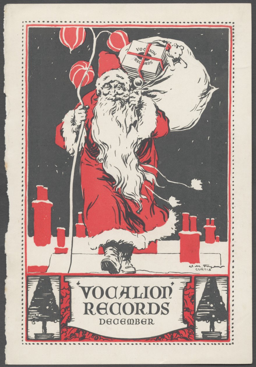 Biuletyn Nagrania Wokalistów, 1922 autorstwa Wilfred Fryer, Curtis Advertising Agency