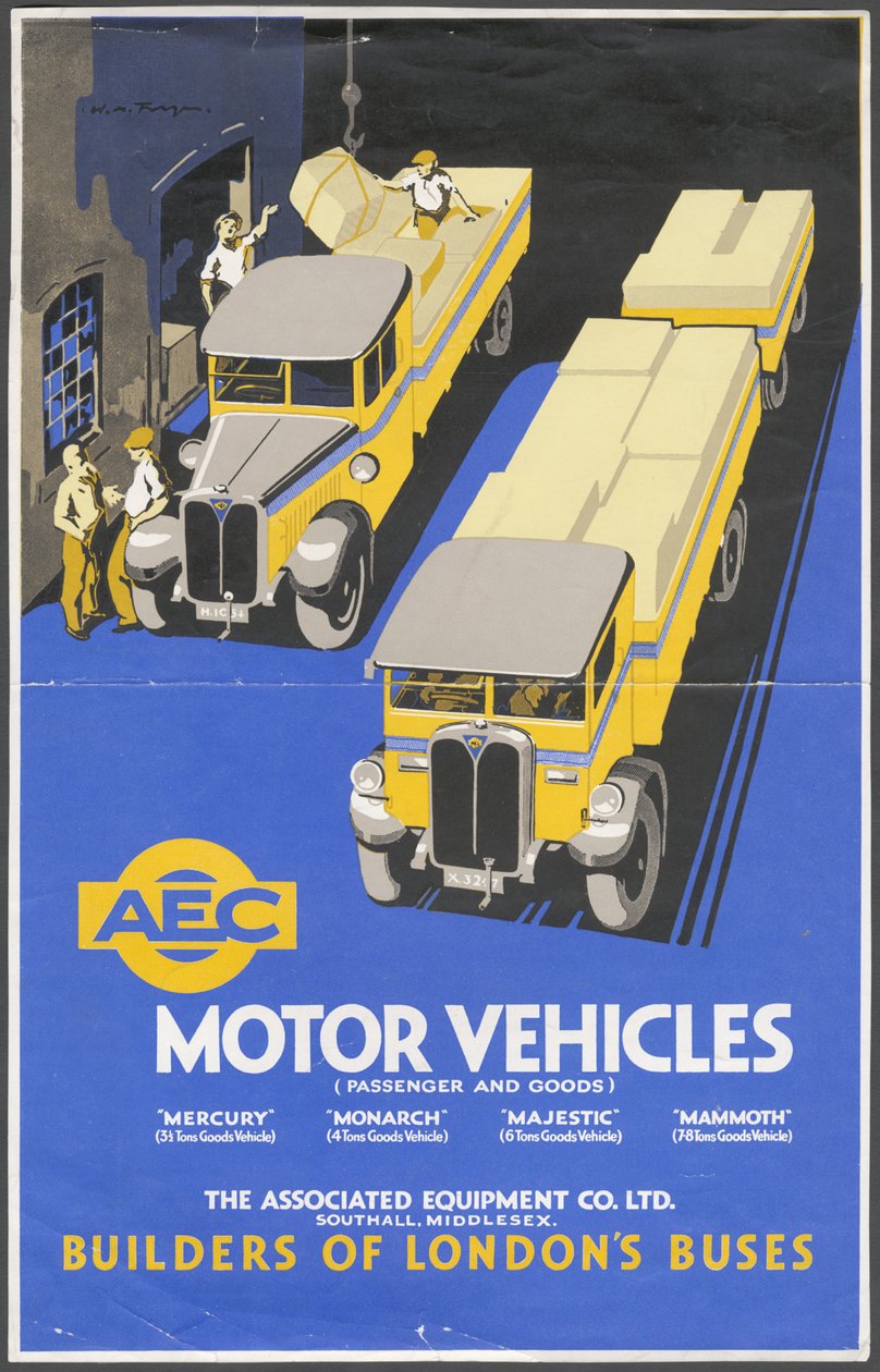 Inżynieria motoryzacyjna AEC, lata 50. autorstwa Wilfred Fryer