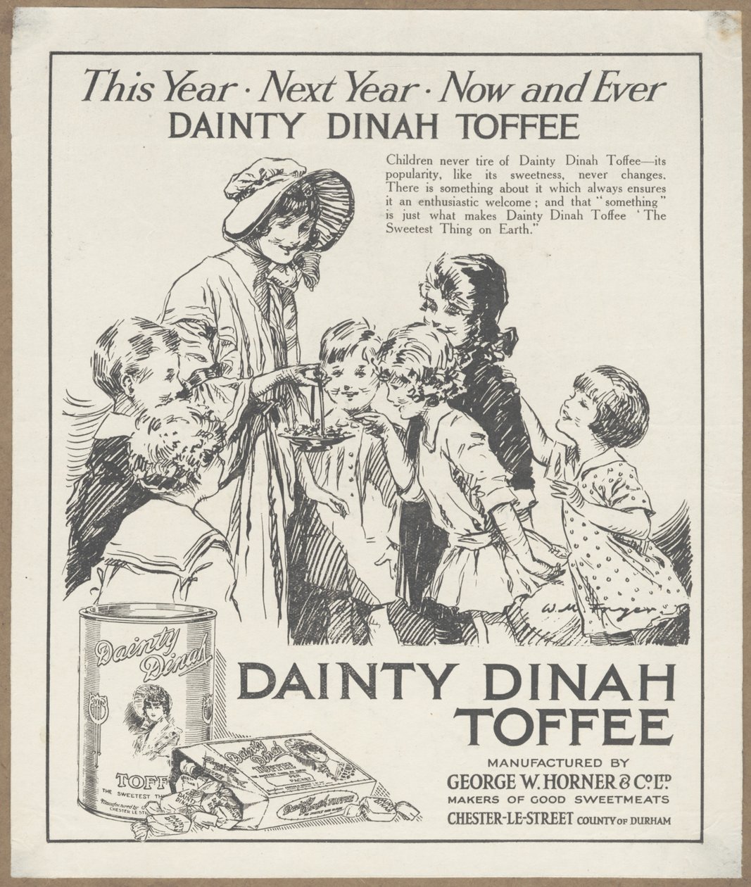 Dainty Dinah Toffee, ok. 1920 autorstwa Wilfred Fryer