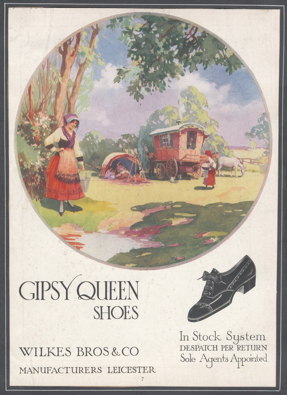 Buty królowej cygańskiej, ok. 1920 r. autorstwa Wilfred Fryer
