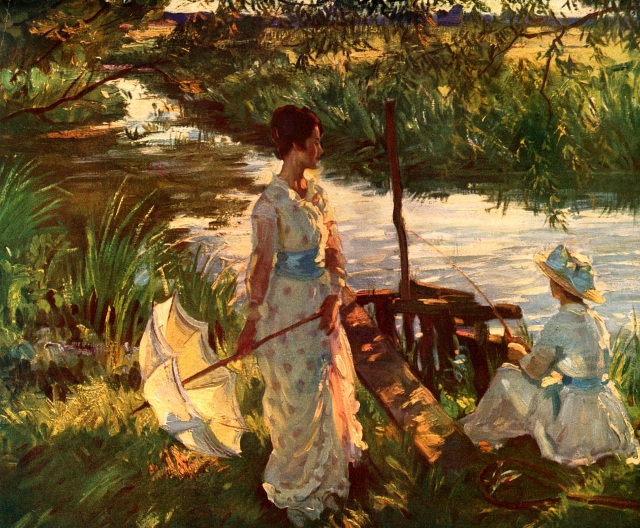 Wędkarstwo, Płyta Książki autorstwa Wilfred Gabriel de Glehn
