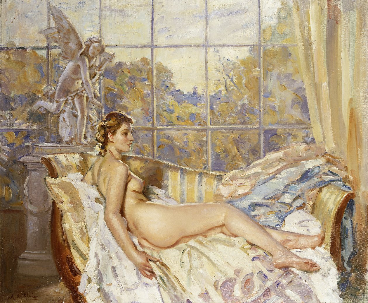 Skrzydlaty chłopiec autorstwa Wilfred Gabriel de Glehn