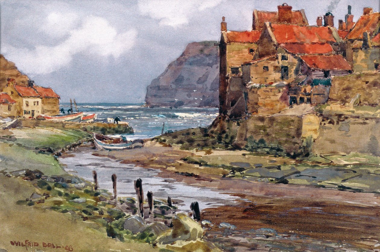 Staithes, ok.1897-1918 autorstwa Wilfrid Williams Ball