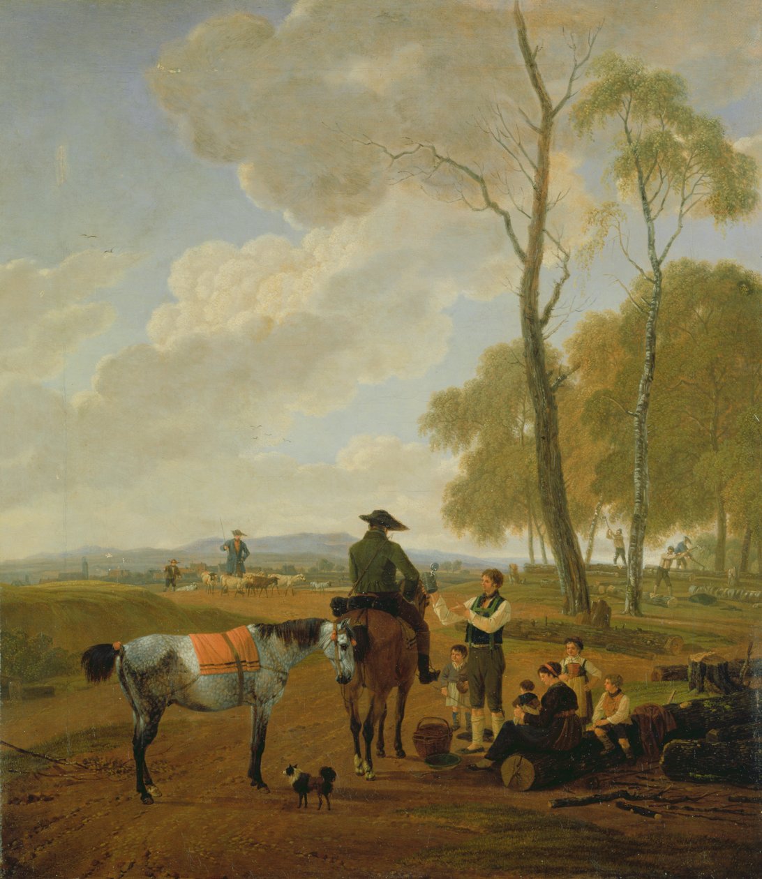 Odpoczynek w lesie, 1800 autorstwa Wilhelm Alexander Kobell