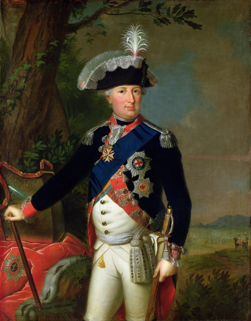 Wilhelm IX (1743-1821) Landgraf Hessen-Kassel, c.1795 autorstwa Wilhelm Boettner