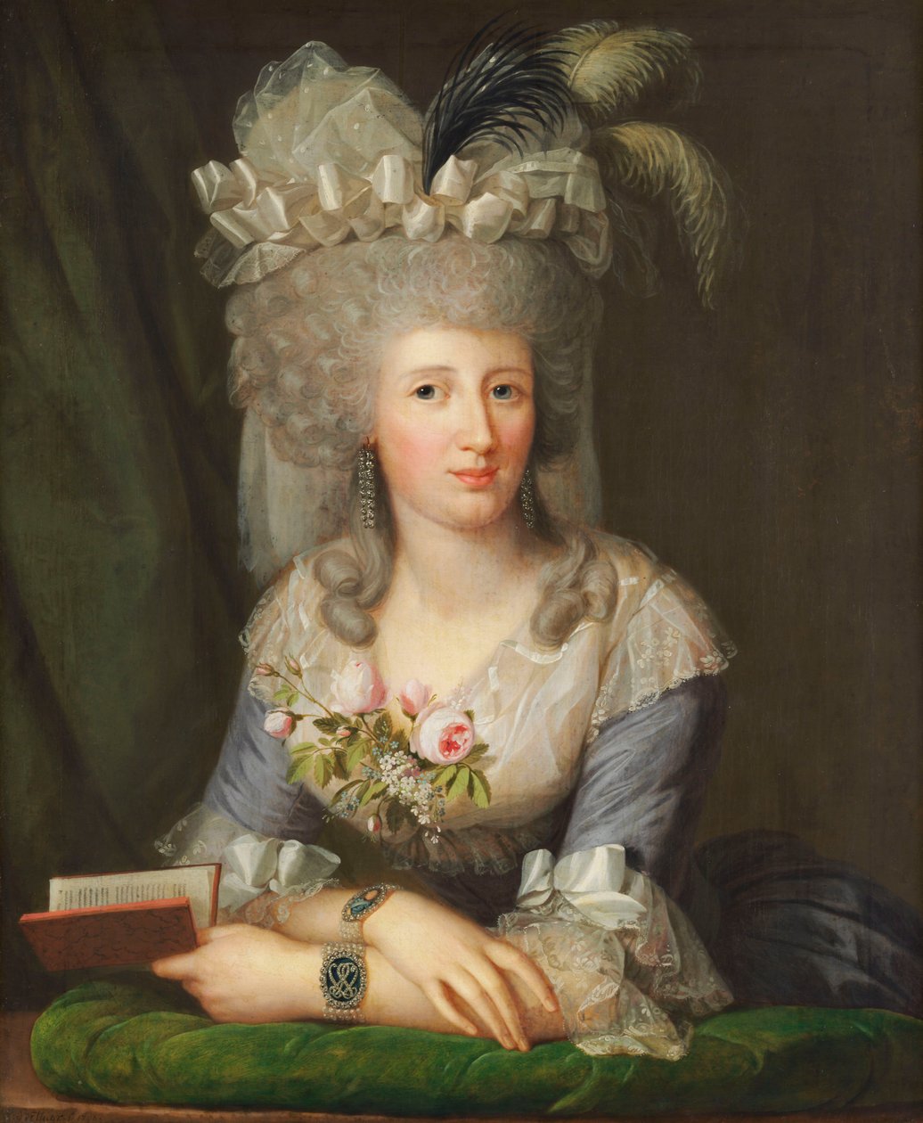 Portret Karoliny von Schlotheim (1766-1847) autorstwa Wilhelm Böttner