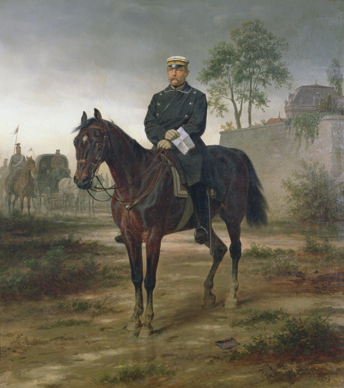 Bismarck przed Paryżem, 1873 autorstwa Wilhelm Camphausen