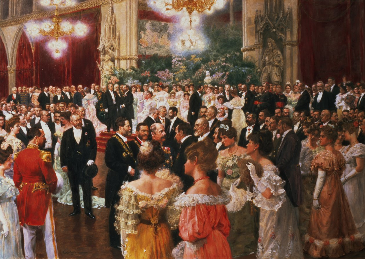 Bal wiedeński autorstwa Wilhelm Gause