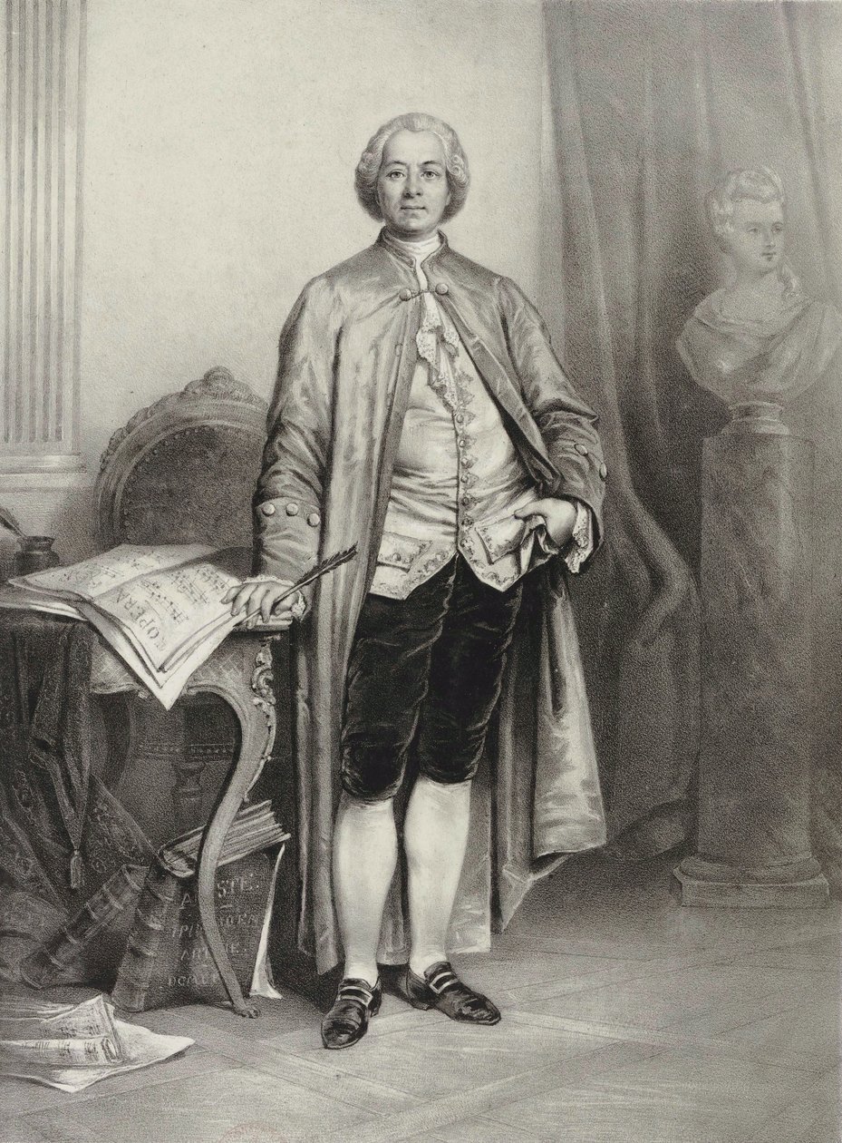 Christoph Willibald Gluck autorstwa Edouard Jean Conrad Hamman