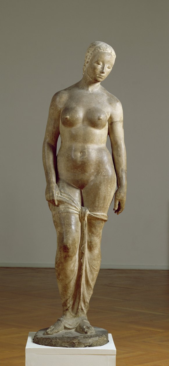 Duża figura stojąca, 1910-11 (kamień) autorstwa Wilhelm Lehmbruck