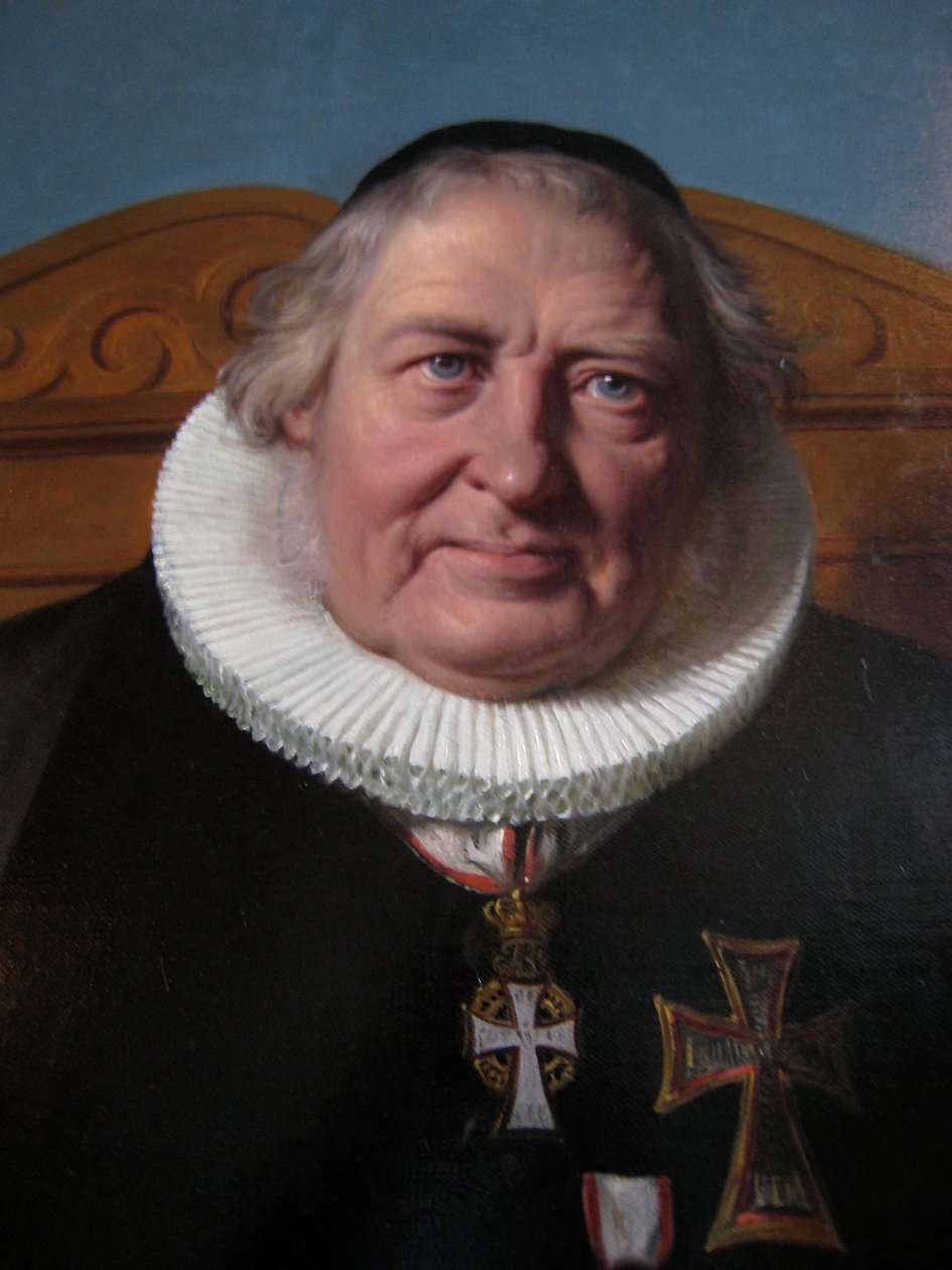 Eggert Christopher Tryde, proboszcz Kopenhagi 1838-1857 autorstwa Wilhelm Marstrand