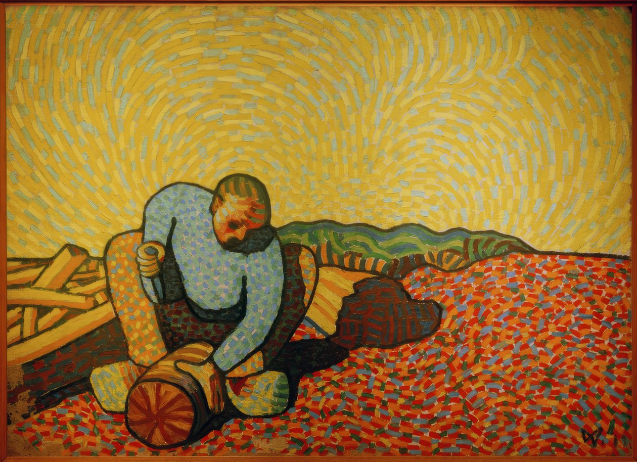 Stolarz autorstwa Wilhelm Morgner