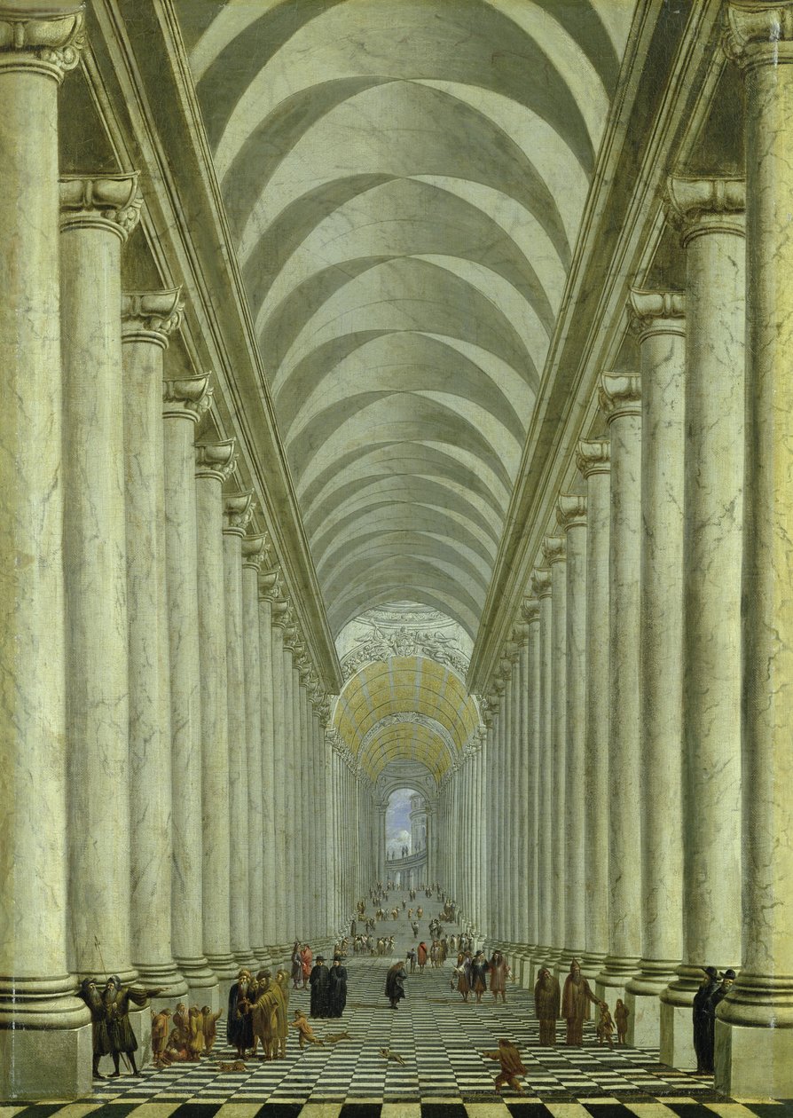 Renesansowe schody wewnętrzne, 1667 autorstwa Wilhelm van Ehrenberg
