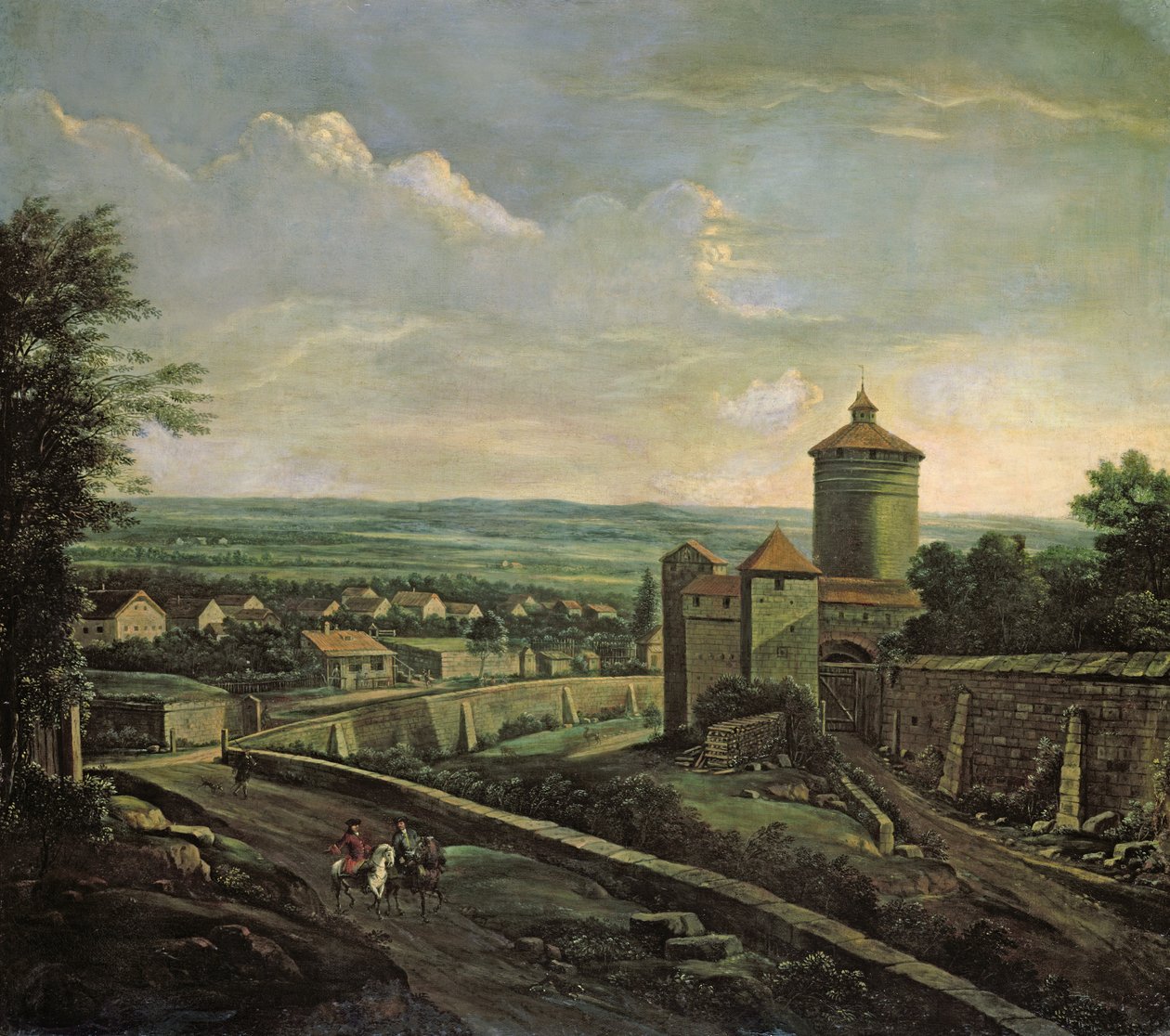 Widok na Norymbergę, lato autorstwa Wilhelm von Bemmel