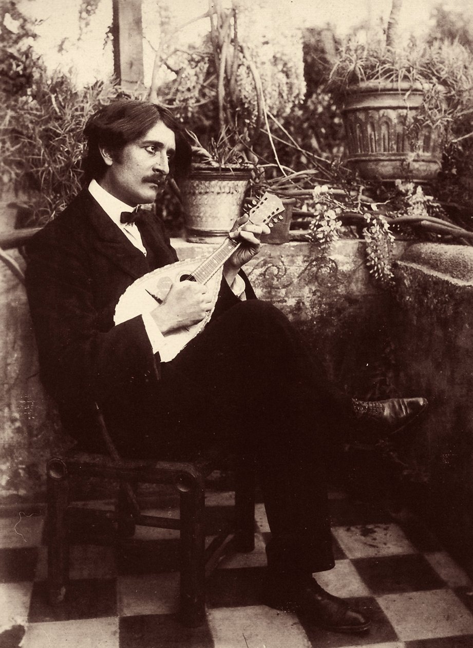 Portret Guglielma Plüschowa, ok. 1890 autorstwa Baron Wilhelm von Gloeden