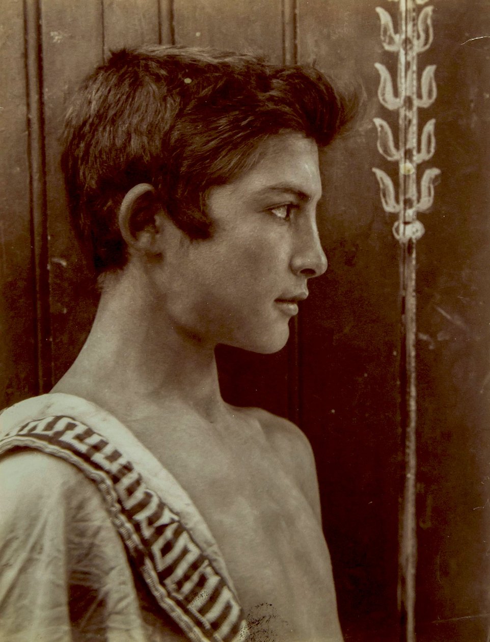 Portret chłopca z Sycylii, ok. 1897 autorstwa Baron Wilhelm von Gloeden