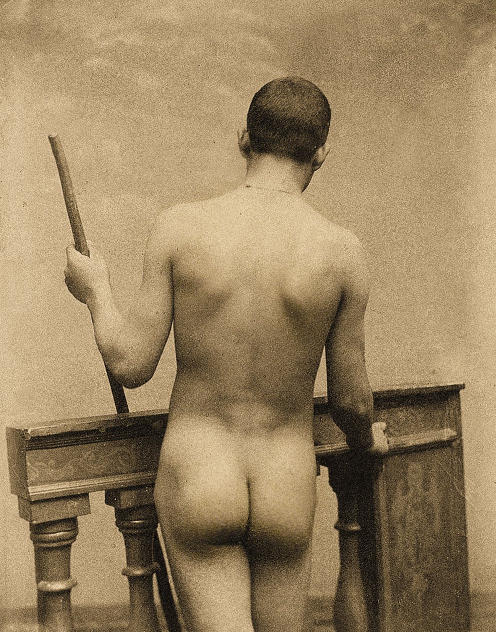 Studium aktu męskiego, Sycylia, C.1900 autorstwa Baron Wilhelm von Gloeden