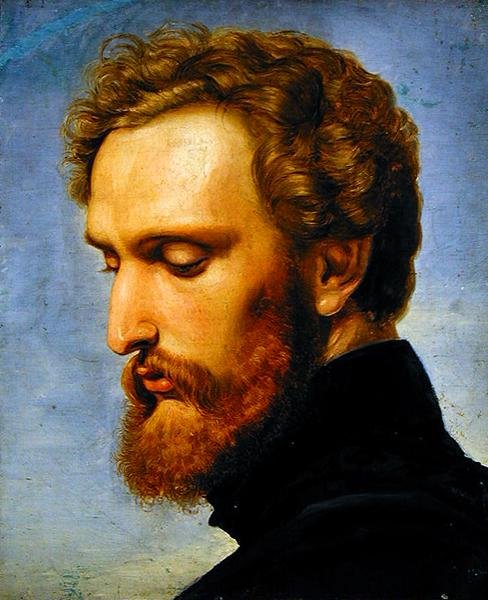 Portret Heinricha Heinleina (1803-85) autorstwa Wilhelm von Kaulbach