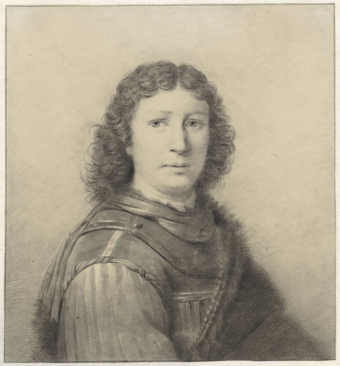 Portret młodego mężczyzny z obrożą i łańcuszkiem autorstwa Wilhelm Adrian Netscher
