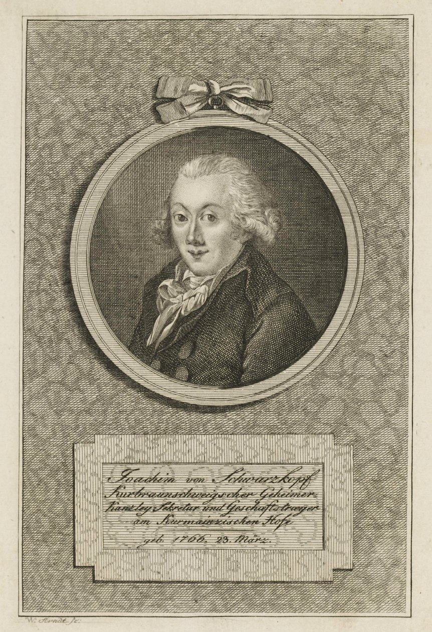 Joachim von Schwarzkopf autorstwa Wilhelm Arndt