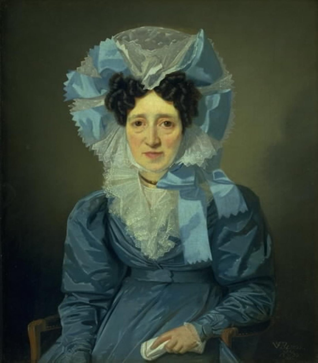 Cathrine von Halle, z domu Nathanson autorstwa Wilhelm Bendz