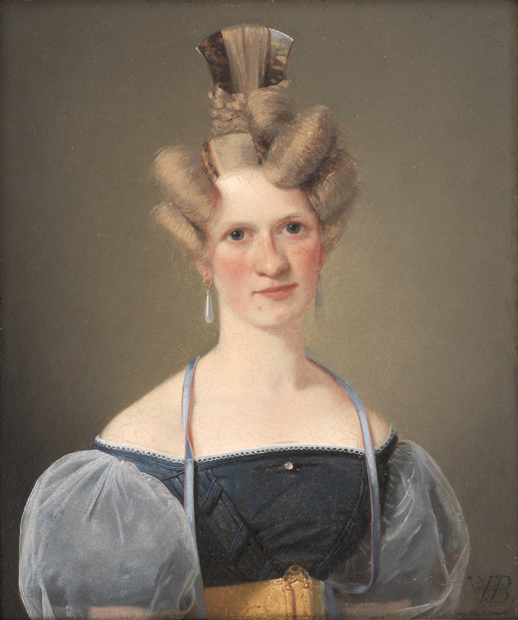 Marie Raffenberg, narzeczona artysty autorstwa Wilhelm Bendz