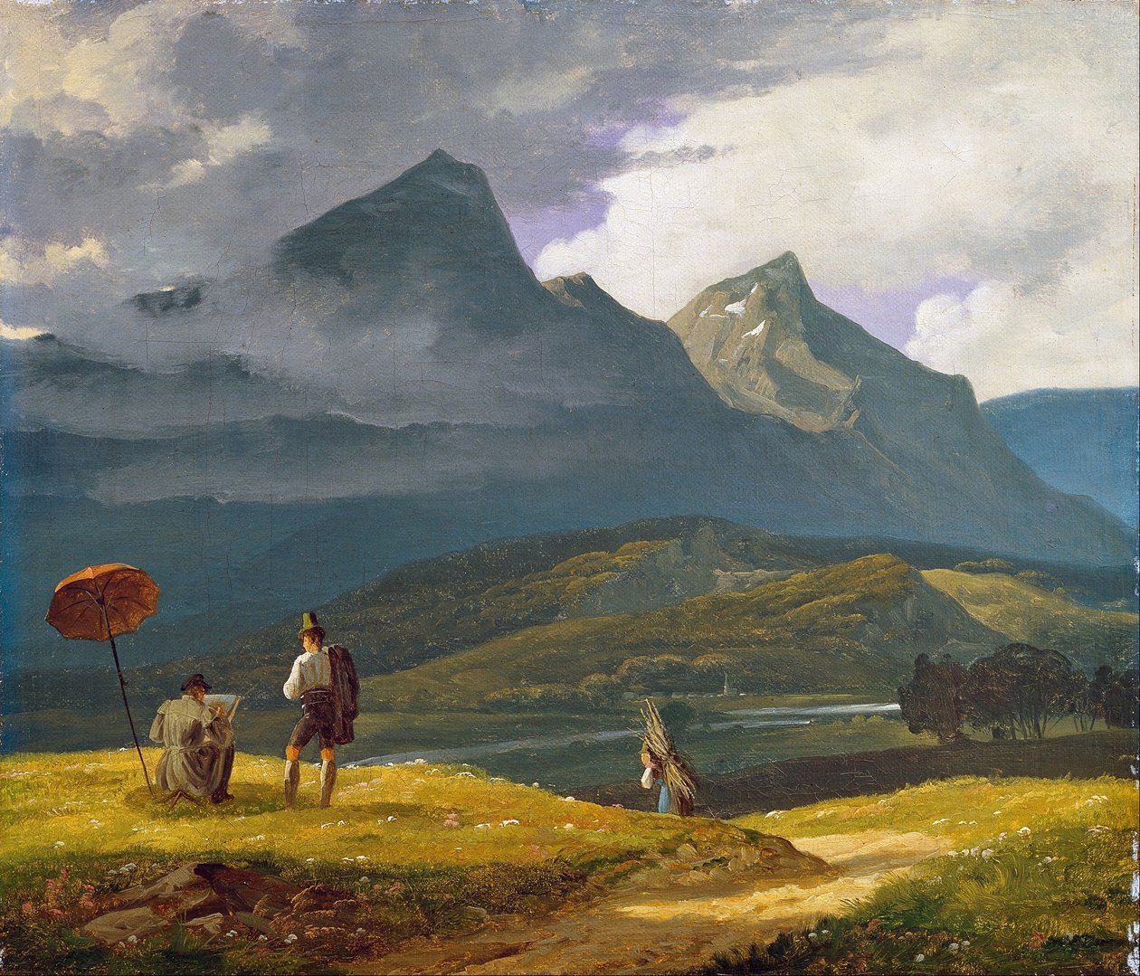 Krajobraz górski autorstwa Wilhelm Bendz