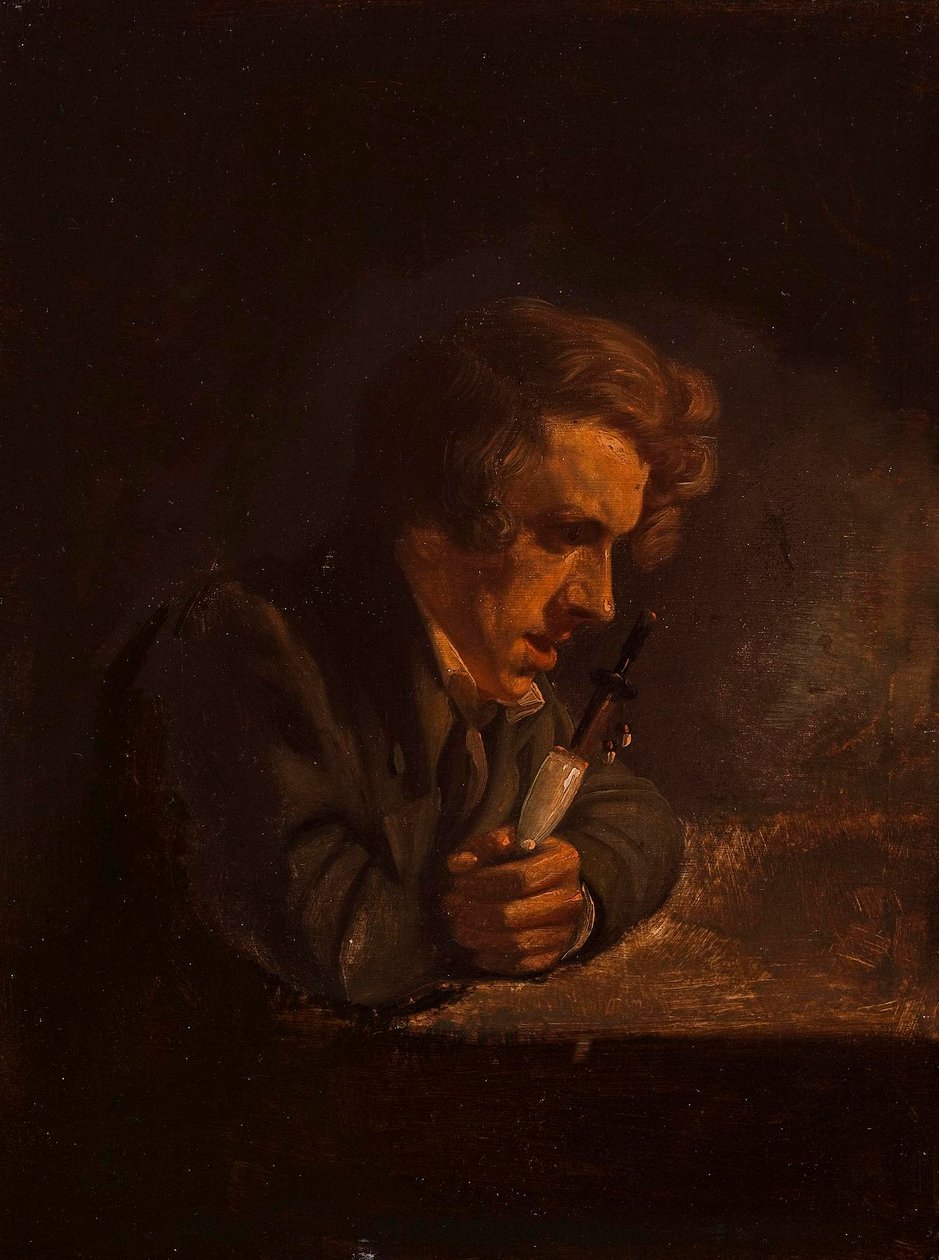 Portret Karla Altmanna autorstwa Wilhelm Bendz
