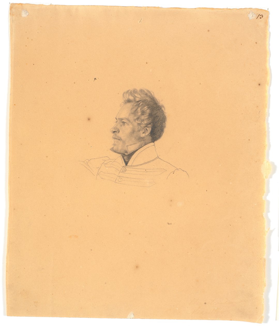 Portret medalistki Christen Christensen autorstwa Wilhelm Bendz