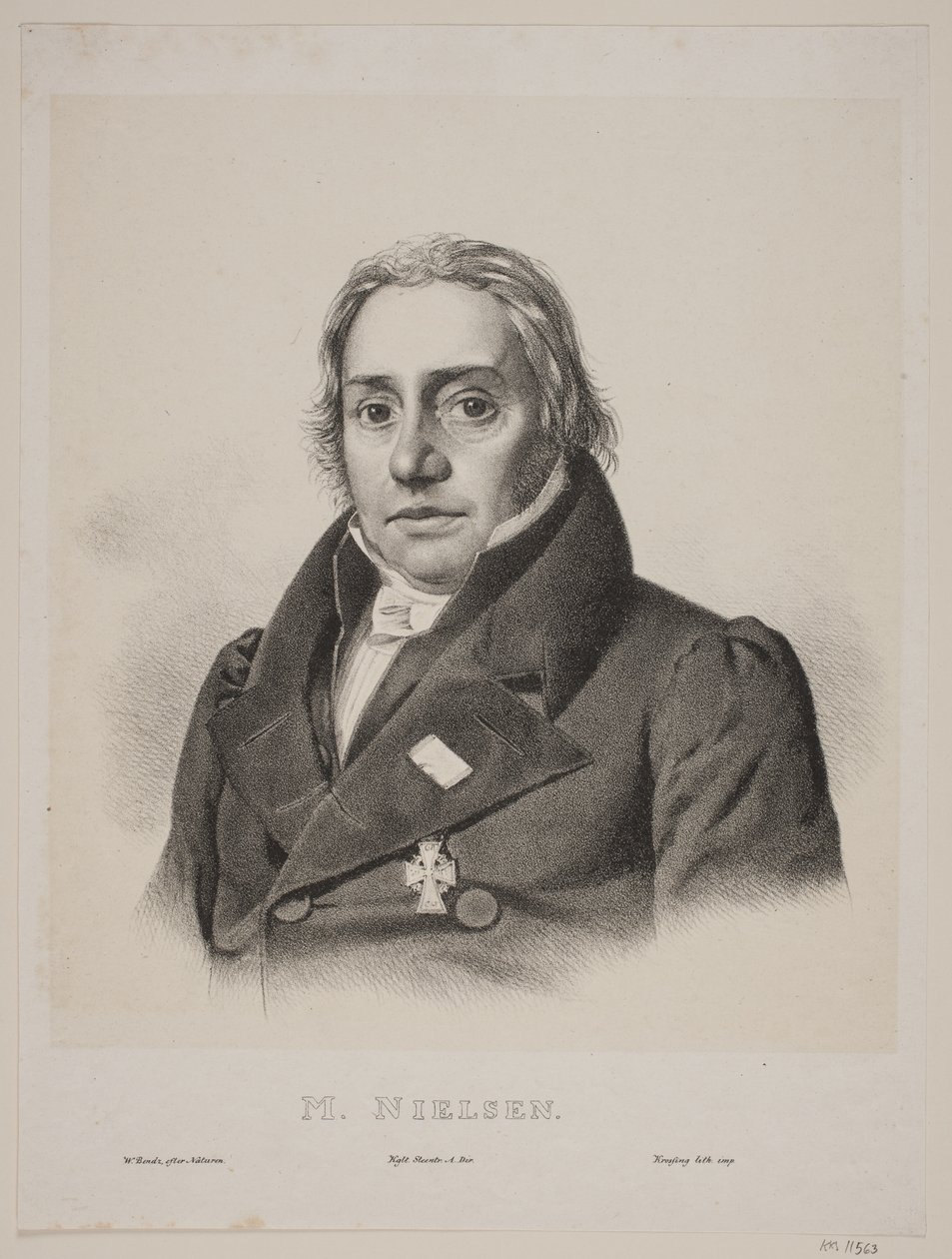 Dyrektor Michael Nielsen autorstwa Wilhelm Bendz