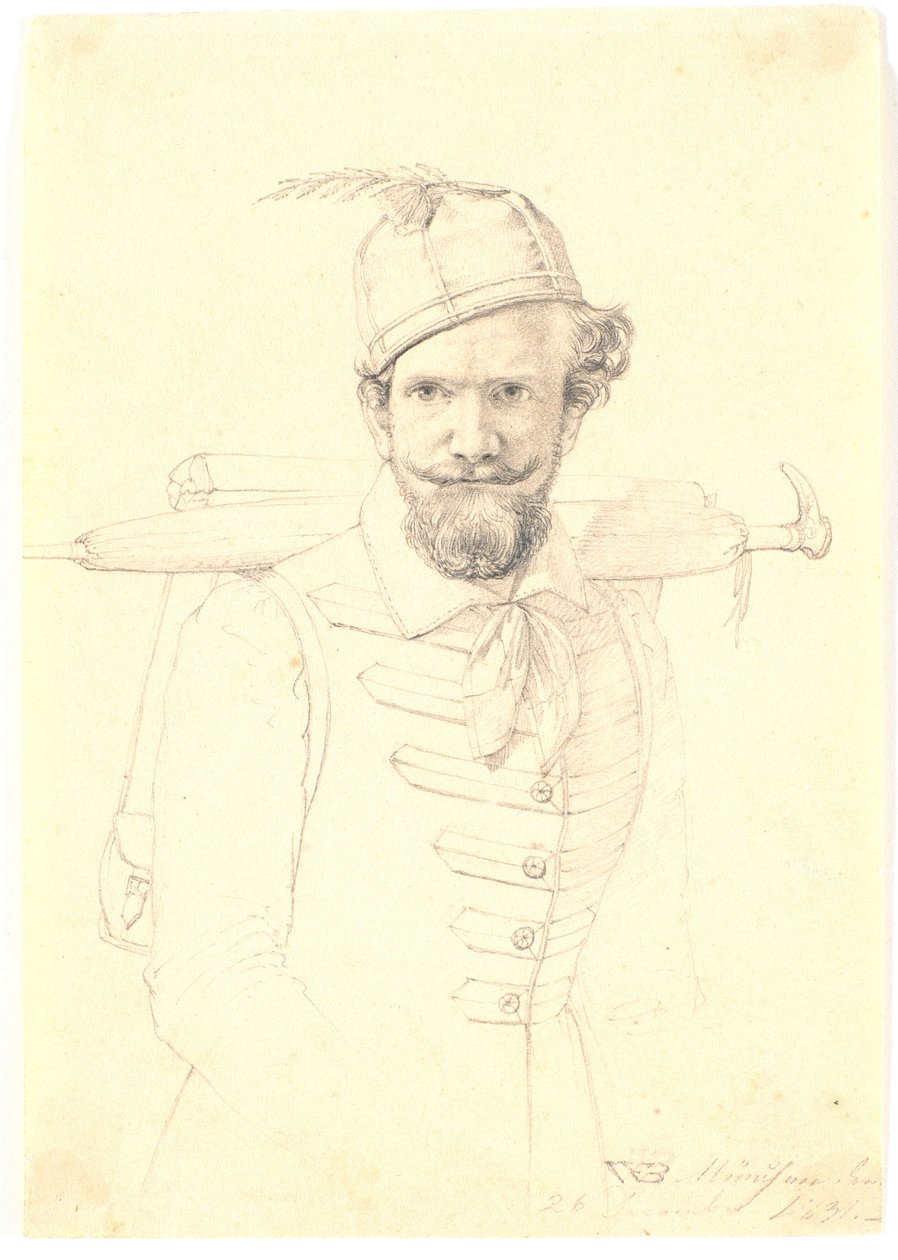 Autoportret z cierniami autorstwa Wilhelm Bendz