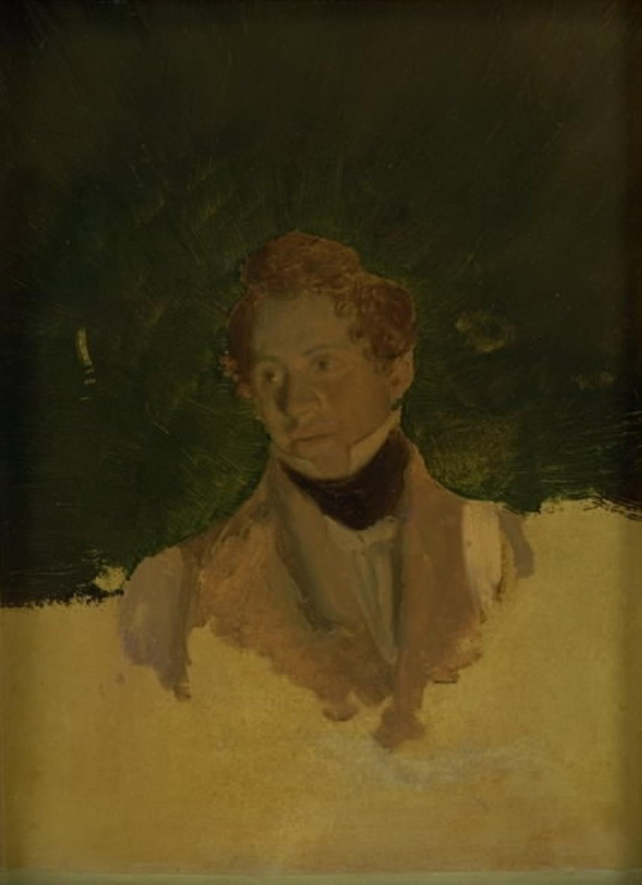 Niemiecki malarz Marcus Johann Heaselich autorstwa Wilhelm Bendz