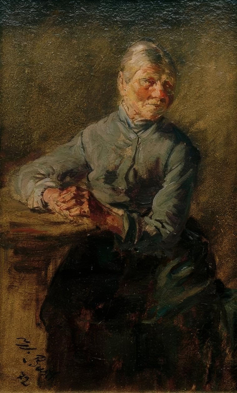 Staruszka autorstwa Wilhelm Busch