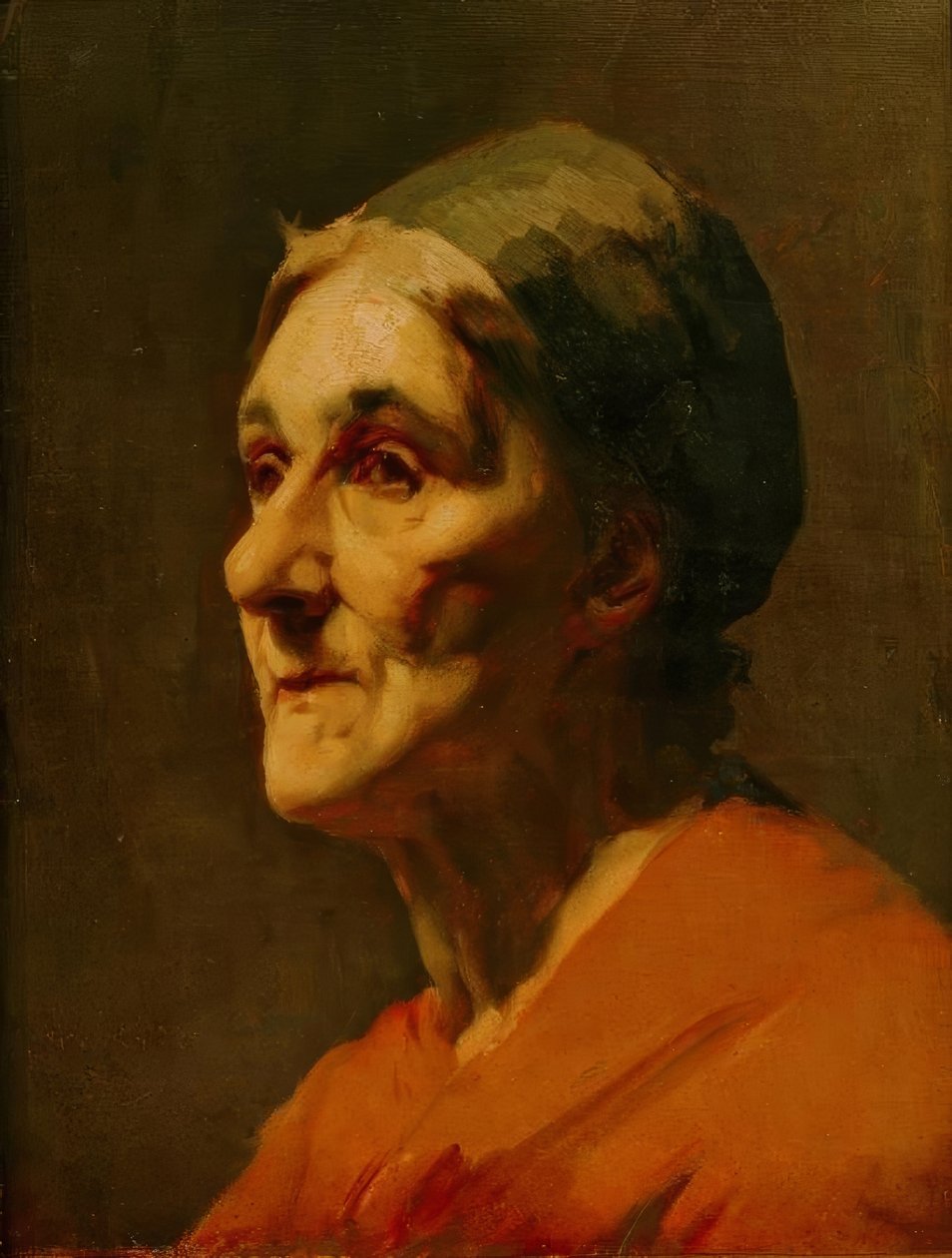 Staruszka autorstwa Wilhelm Busch