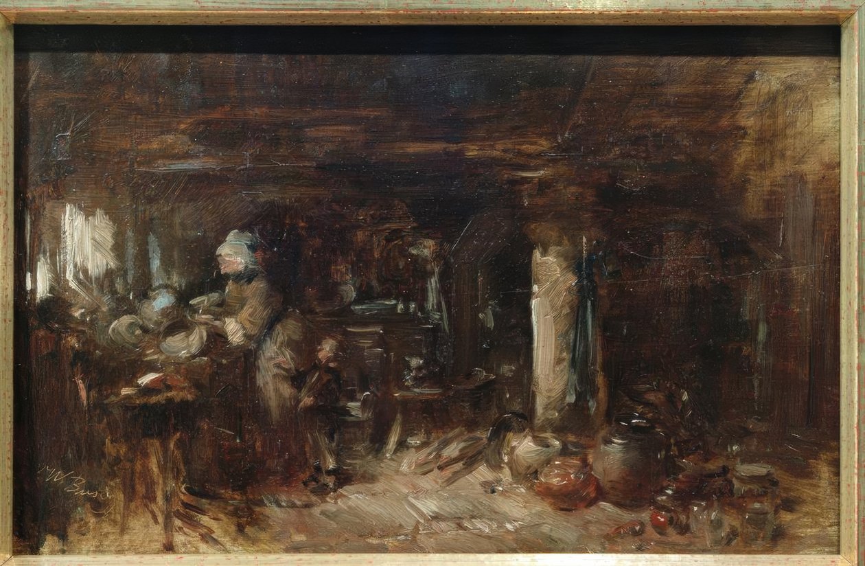 Kuchnia rolnika autorstwa Wilhelm Busch