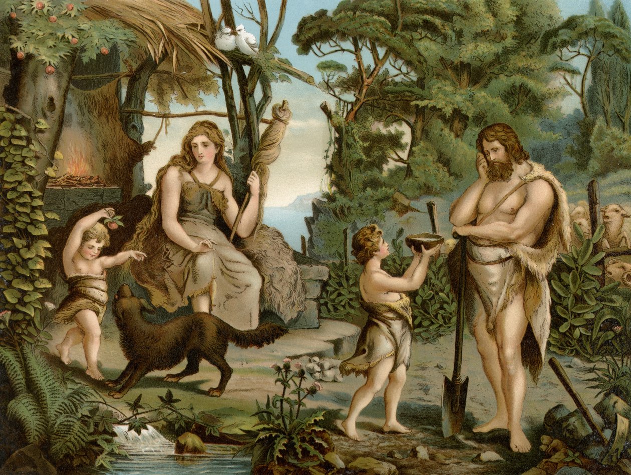 Rzeka Wypędzenia (kolor lito) autorstwa Wilhelm Ebbinghaus