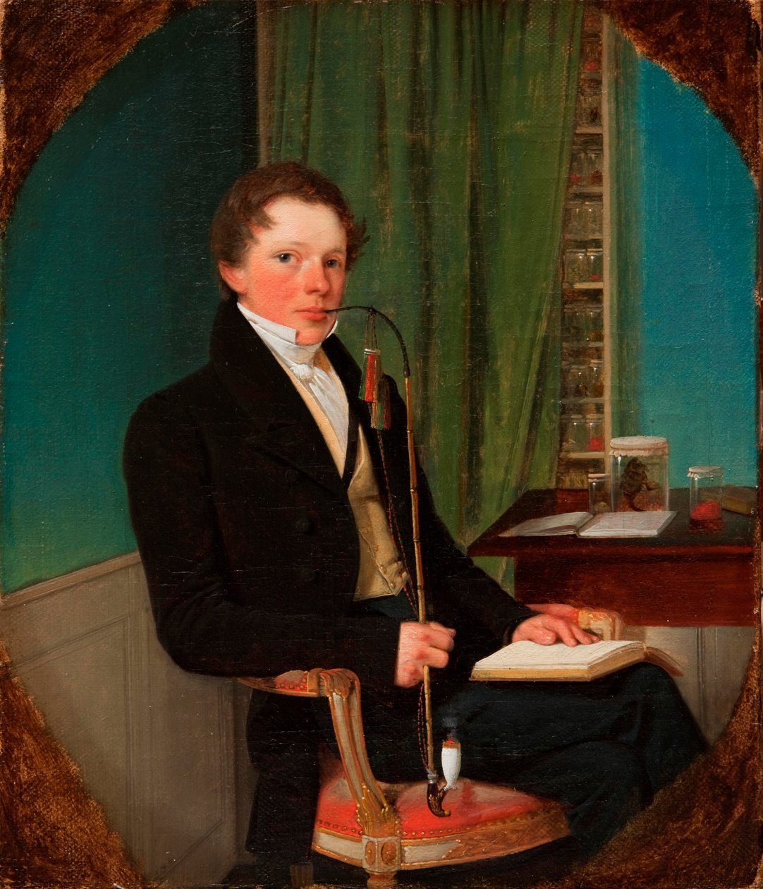 Portret anatoma Henrika Carla Banga Bendza, brata artysty autorstwa Wilhelm Ferdinand Bendz