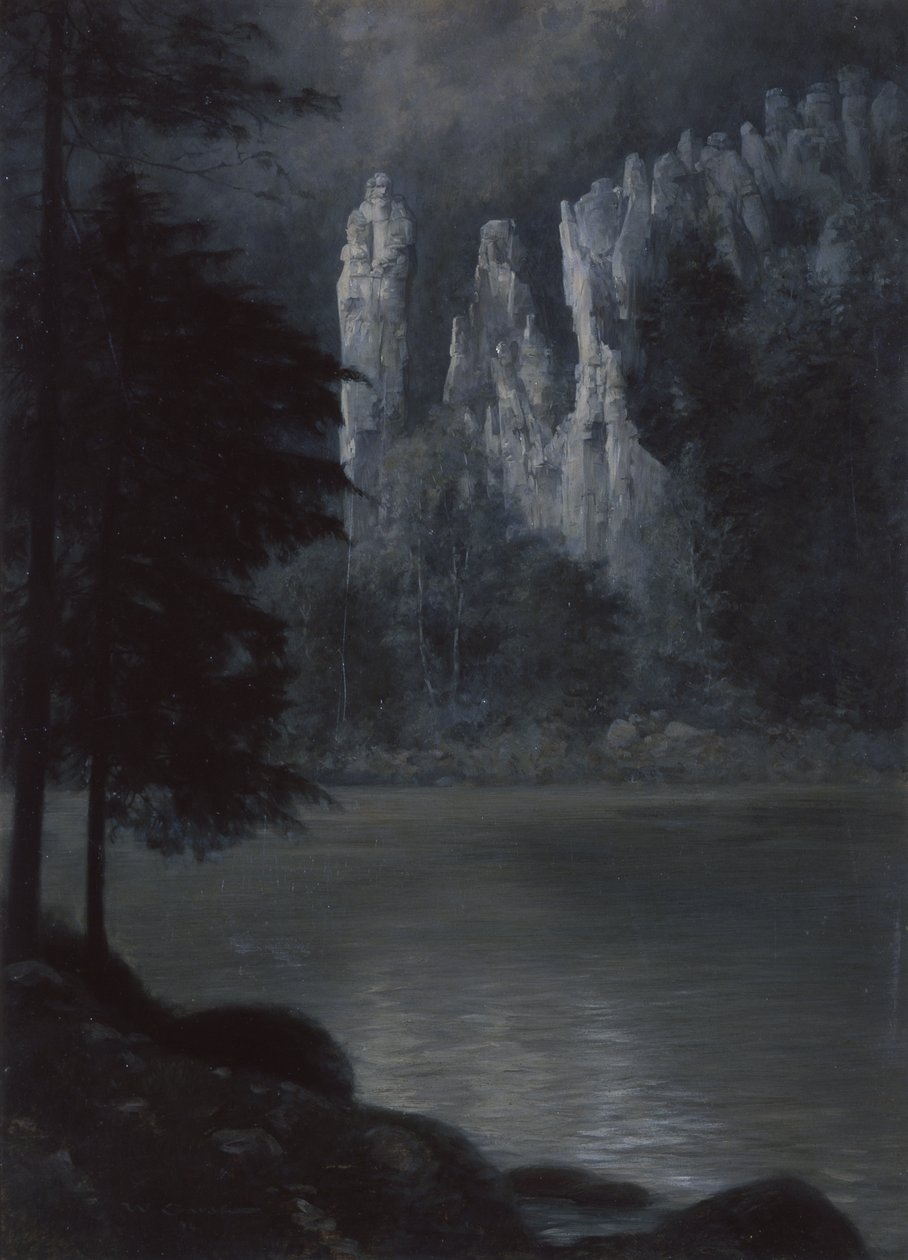Hans Heiling (Skały Hansa Heilinga) autorstwa Wilhelm Gause