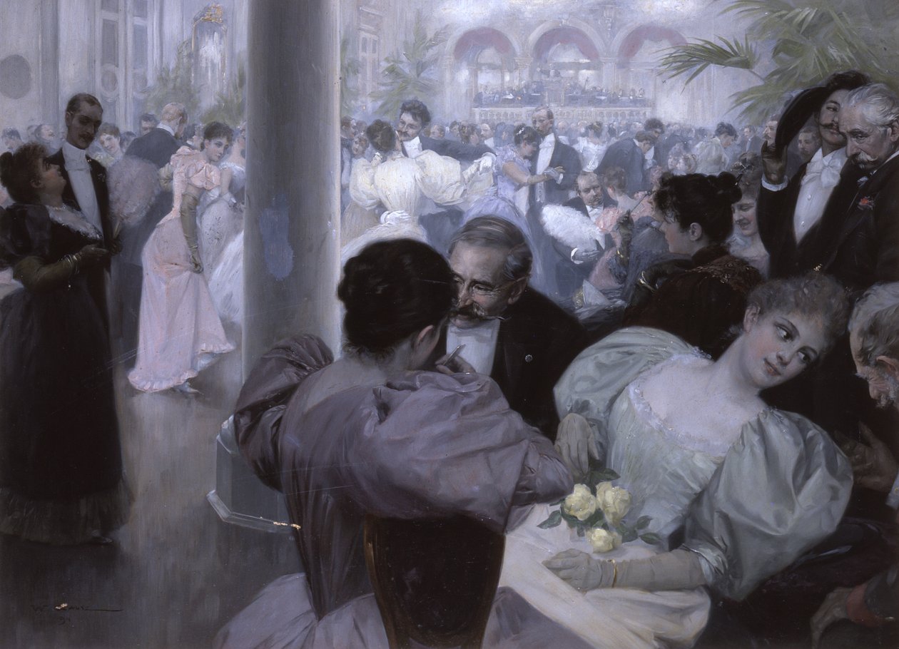 Reunion im Kurhaus (Bal w Domu Zdrojowym) autorstwa Wilhelm Gause