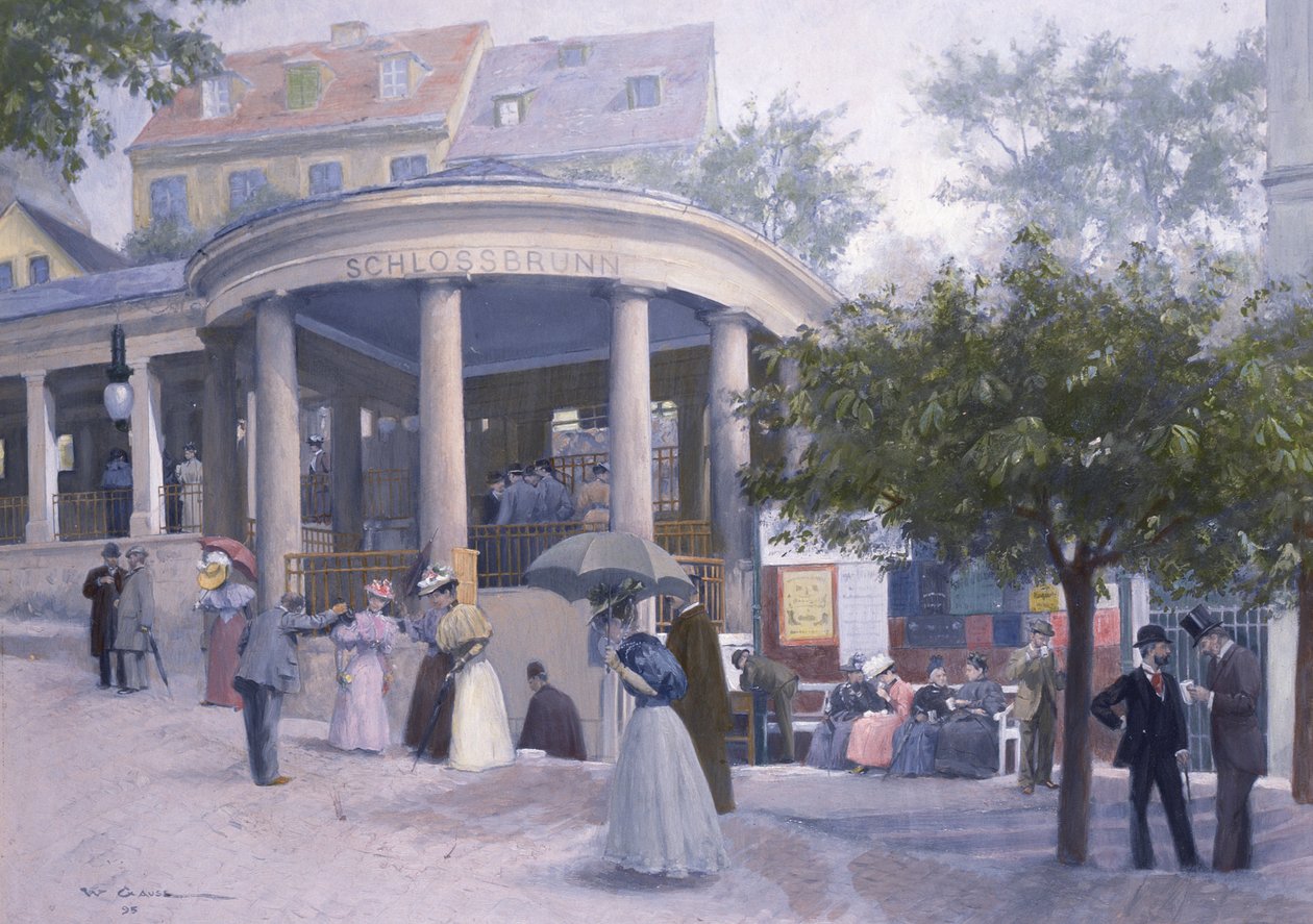 Schloßbrunnen (Zamkowe Źródło) autorstwa Wilhelm Gause