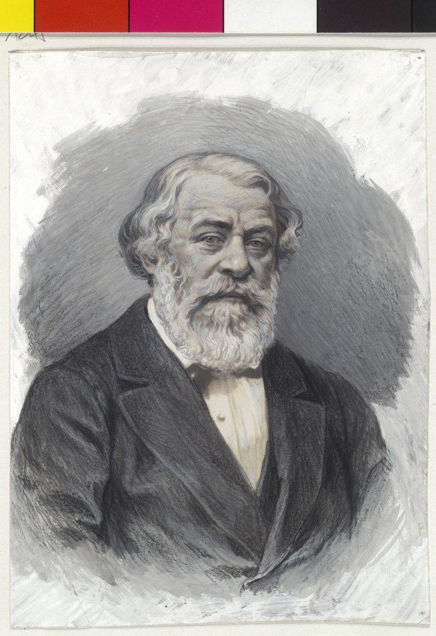 Eudoxius baron Hormuzaki (Eudoxiu Hurmuzaki) autorstwa Wilhelm Hecht