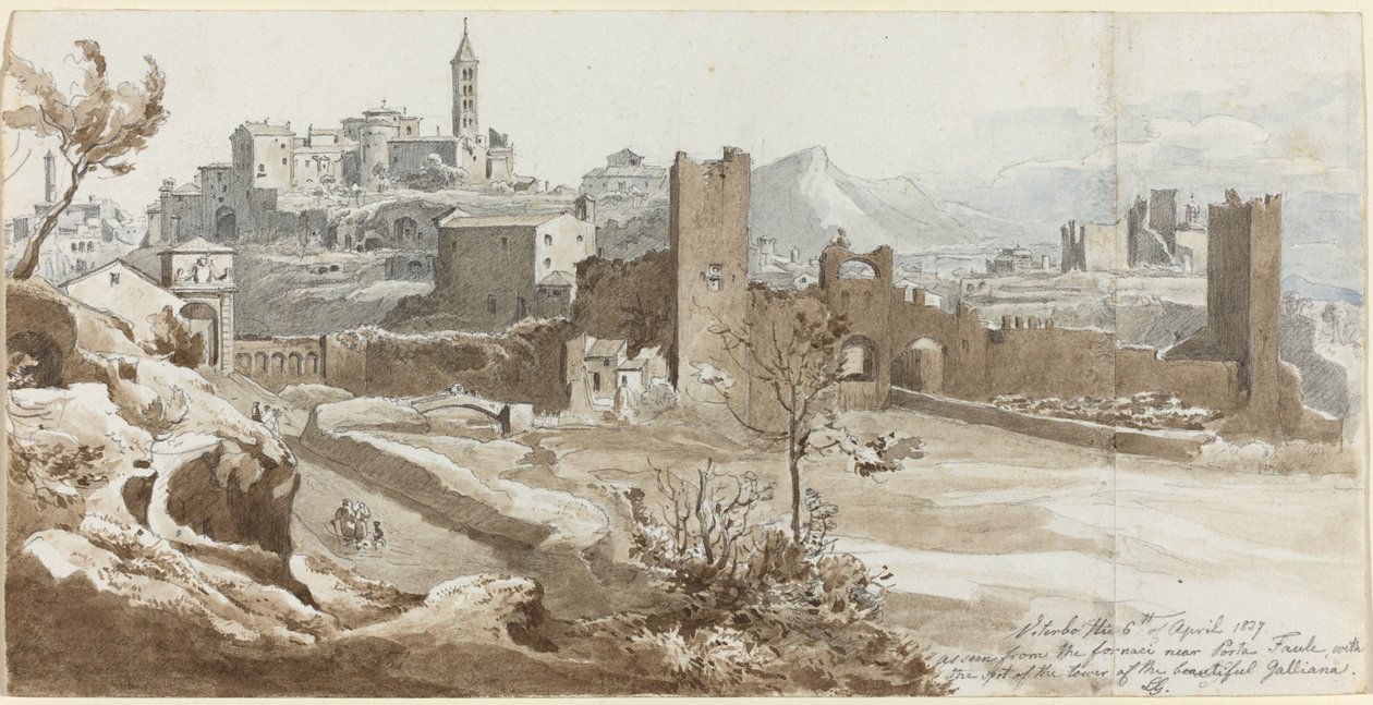 Viterbo autorstwa Wilhelm Heinrich Ludwig Gruner