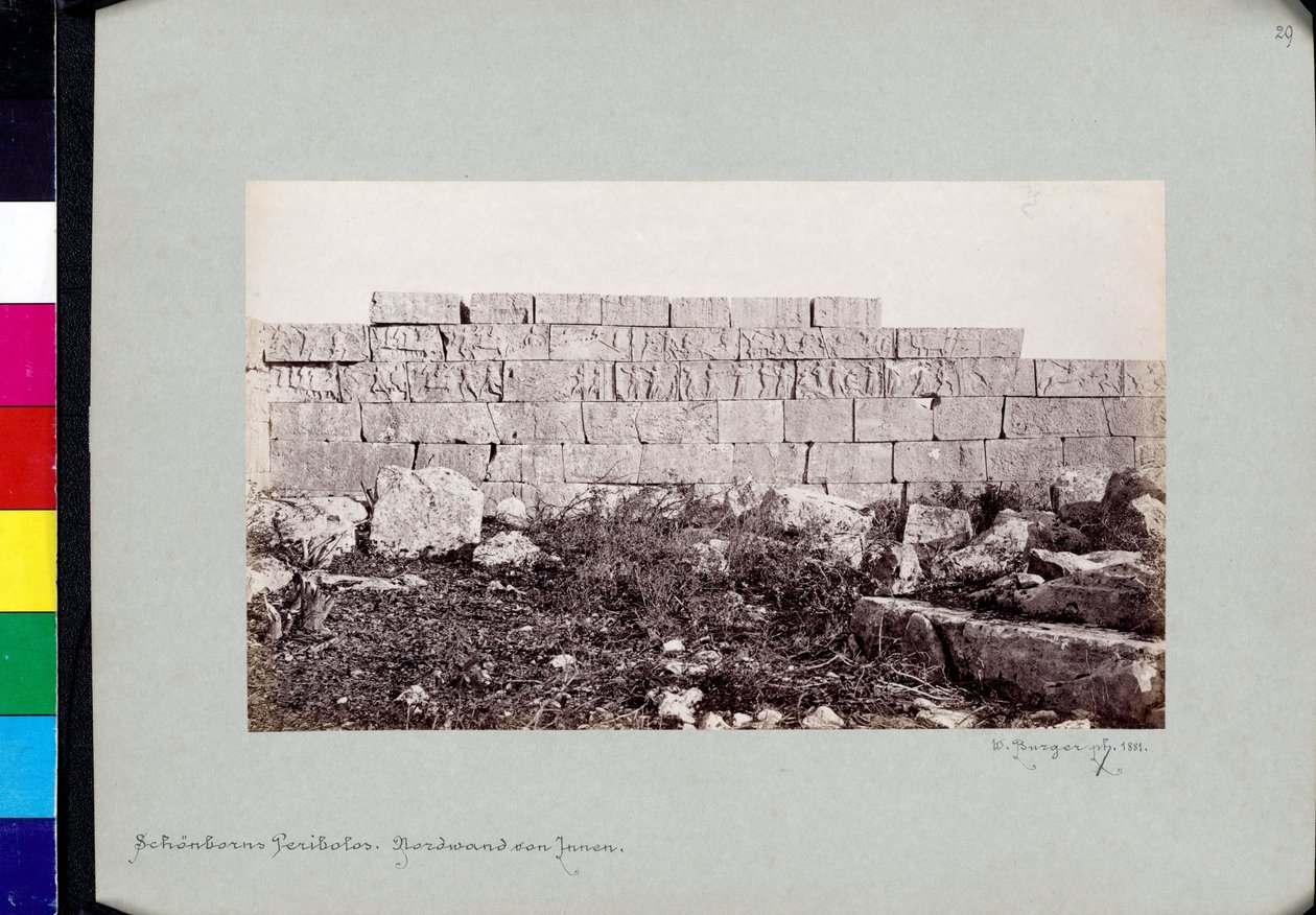 Heroon z Trysa autorstwa Wilhelm J. Burger