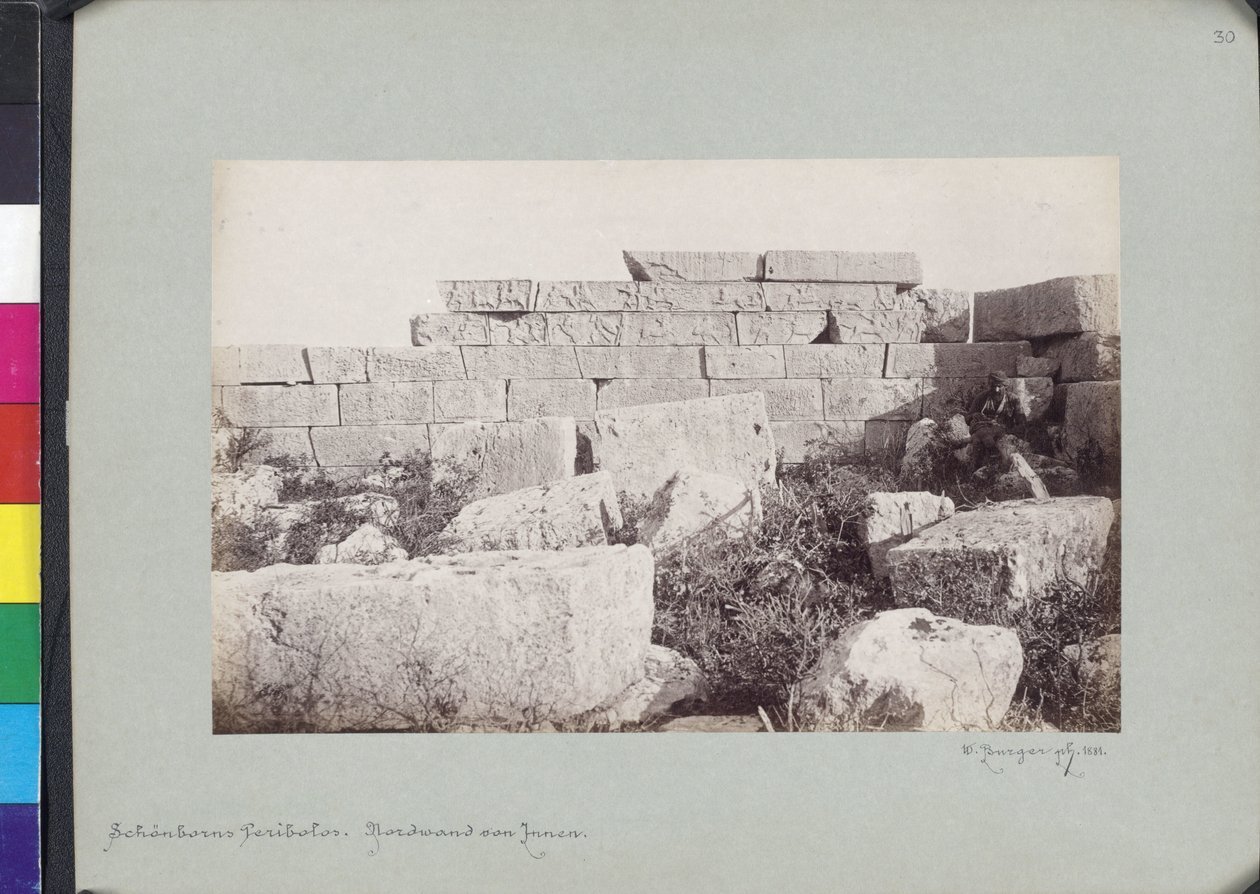Heroon z Trysa autorstwa Wilhelm J. Burger