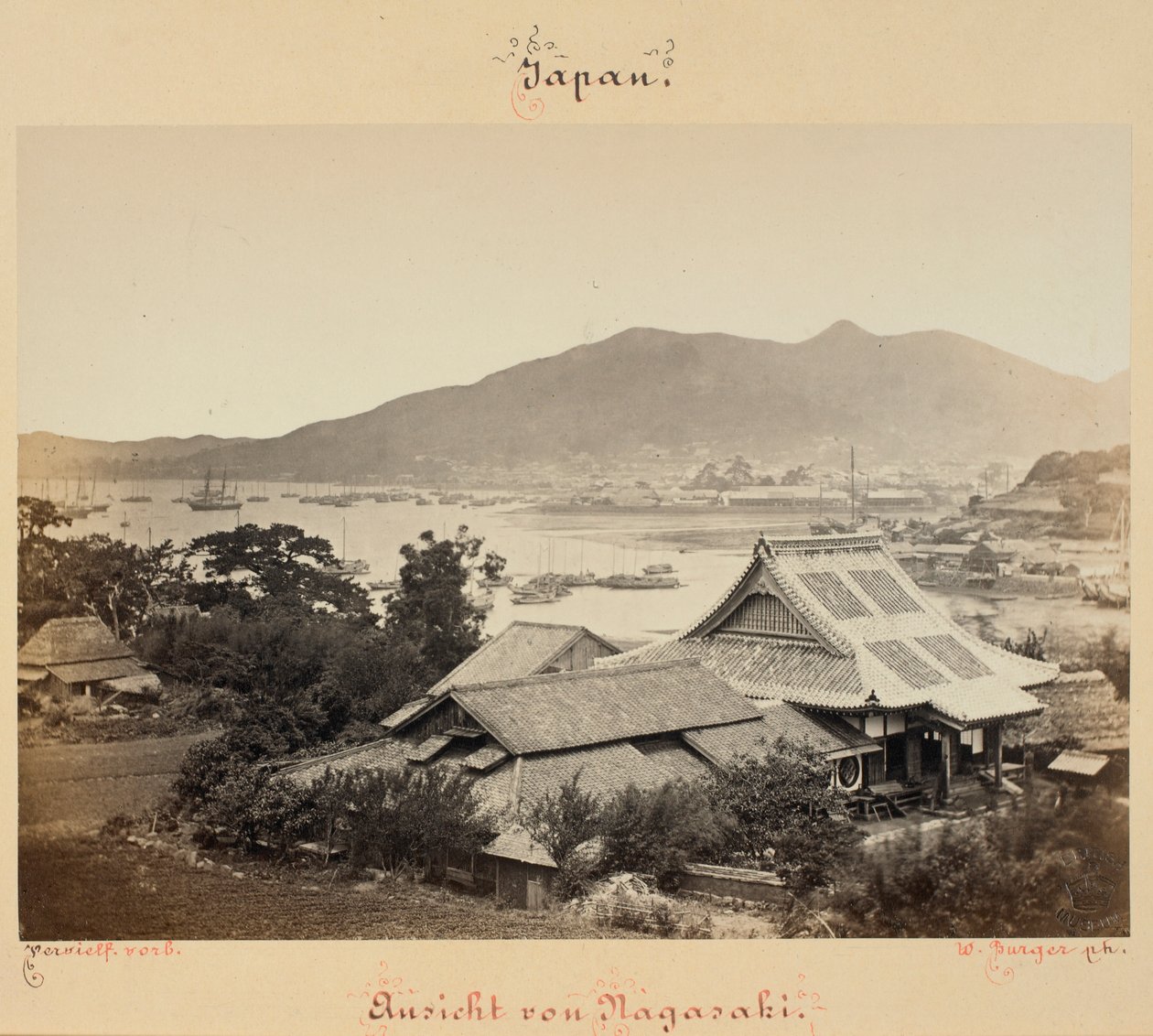 Widok Nagasaki autorstwa Wilhelm J. Burger