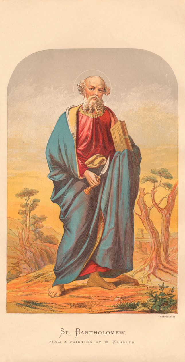 Św. Bartłomieja, połowa końca XIX wieku. autorstwa Wilhelm Kandler