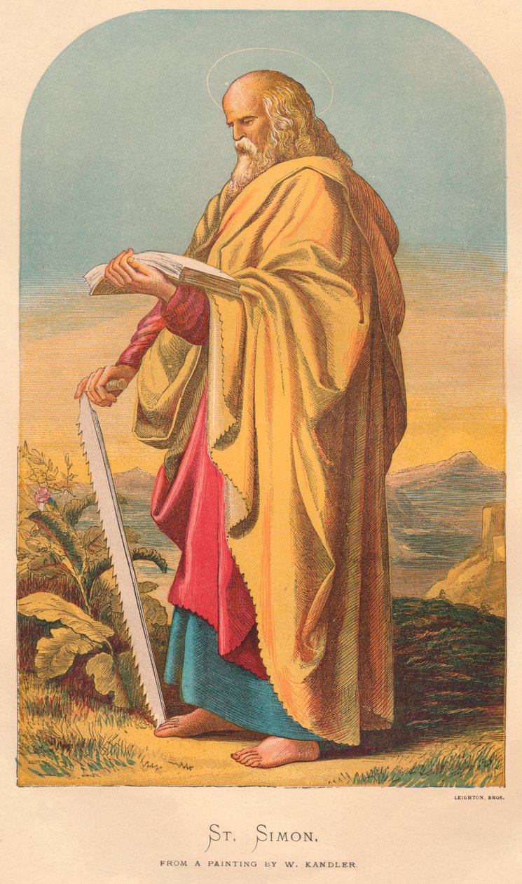 Św. Szymona, połowa końca XIX wieku. autorstwa Wilhelm Kandler
