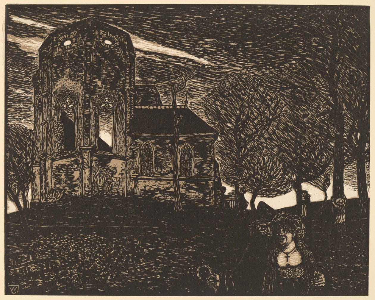 Wiosenna burza autorstwa Wilhelm Laage