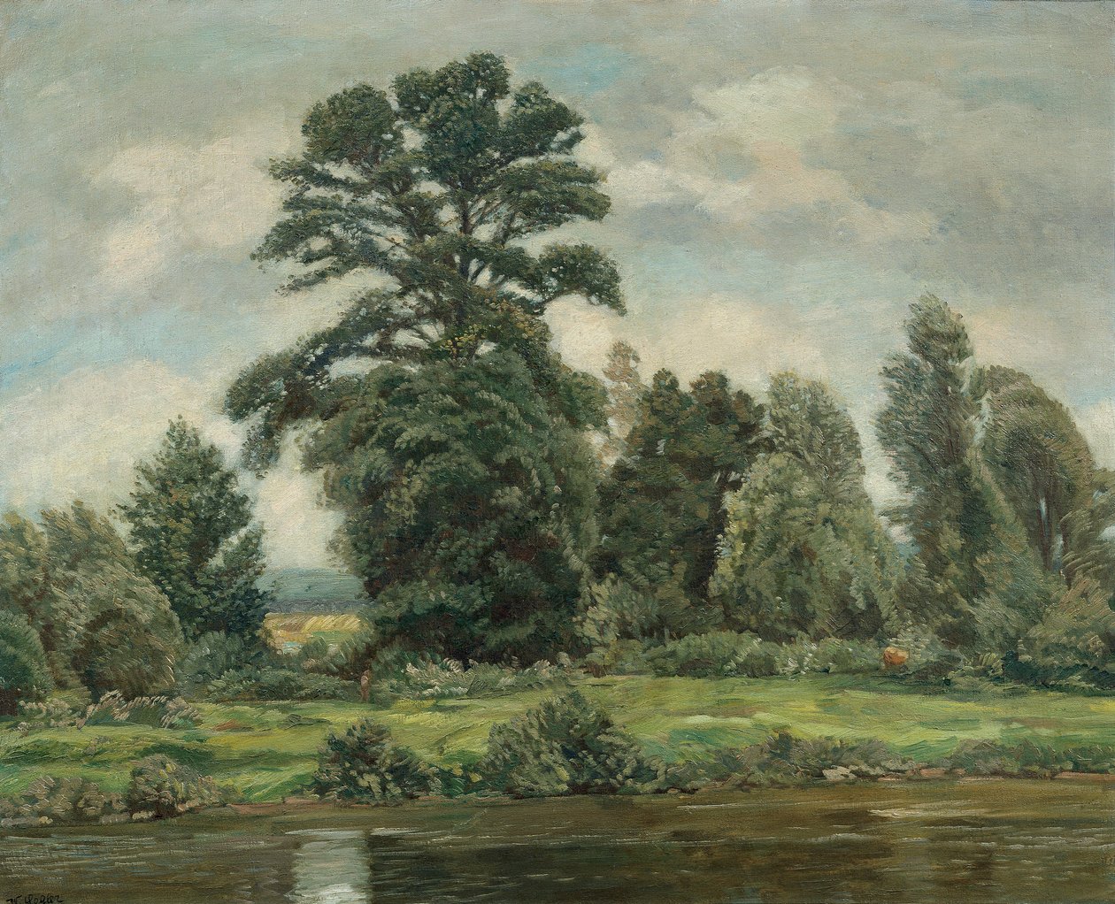 Marchlandschaft autorstwa Wilhelm Legler