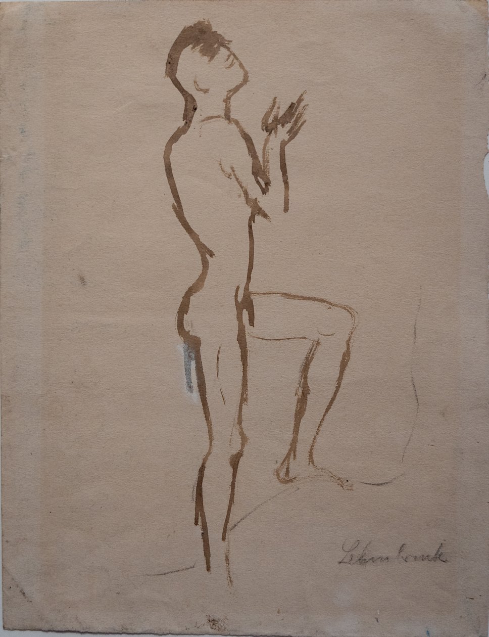 Rosnący mężczyzna autorstwa Wilhelm Lehmbruck